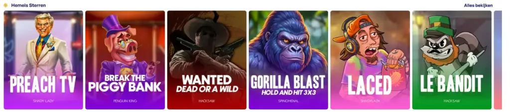 Overzicht van online slots met diverse thema’s